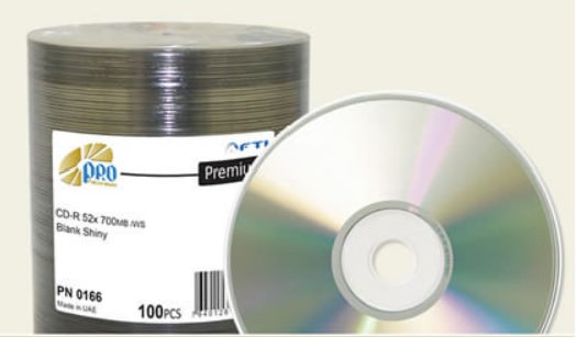 FTI CD-R 'PREMIUM' 700MB, silber glossy